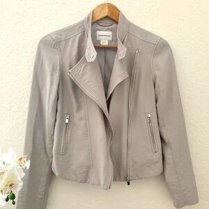 Club Monaco Gray Moto Jacket